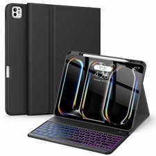 Soke Keyboard Case For IPad Pro 13 Inch (M5 2025/M4 2024), 7-Color Backlit Detac picture
