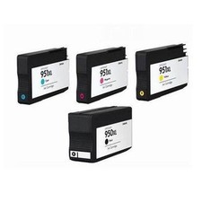 Compatible 4 pks Ink Cartridge for HP 950 XL 951 XL OfficeJet Pro 8625 8600 picture