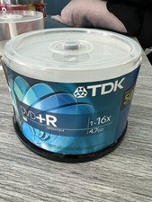 TDK 1-16x Speed DVD+R 45 Discs Of 50 Spindle 4.7GB picture