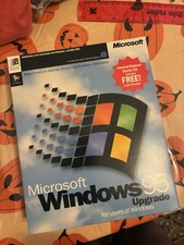 Microsoft Windows 95 Upgrade Software with CD-ROM, Product Key & Manual. picture