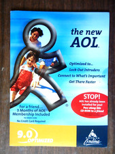 *NEW* Sealed AOL 9.0 Optimized Disc CD-ROM US Only Edition America Online picture