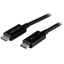 StarTech Thunderbolt 3 Cable 0.5 m (1.6 ft) Male/Male Black picture