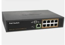 BV-Tech POE-SW801 8 PoE+ Ports With 1 Ethernet Uplink 120W Black New In Box picture
