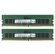New Hynix 32GB (2X16GB) DDR4 2400MHz PC4-19200 UDIMM Memory Ram HMA82GU6AFR8N-UH picture