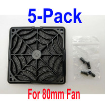 EverCool 80mm Fan Filter Kit / Fan Mesh / Dustproof Guard for 80mm Fan (5-Pack) picture