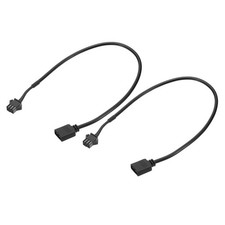 5V 3 Pin to SM3P Female Splitter Cable, 2 Pcs Power Cord ARGB Extension Cable picture