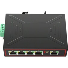 5 Ports Industrial Metal Case 10/100Mbps Signal Strengthen Vlan Network Switch picture