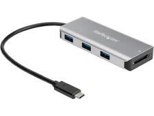 StarTech.com HB31C3ASDMB 3-Port USB-C Hub 10 Gbps with SD Card Reader & 9.8