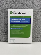 Intuit QuickBooks 2021 Desktop Pro Plus for Small Business Accounting DVD - READ picture