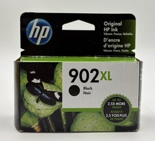 HP 902XL Black Ink Cartridge New Sealed Box T6M14AN OEM Expired 1/2022 picture