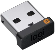 Logitech USB Unifying Receiver, 2.4 GHz Wireless Technology, USB Plug Compatible picture