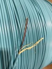 2000ft 6 Strand OM3 50/125 Multimode Indoor Riser Rated Fiber Optic Cable Aqua picture