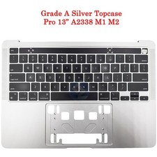 Grade A Silver Keyboard TopCase Battery A2171 Macbook Pro 13