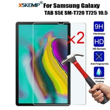 2Pcs TEMPERED GLASS Screen Protector Samsung Tab S5e 10.5 T720 T725 Anti Shatter picture