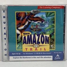 The Amazon Trail PC/Mac CD-ROM 1999 The Learning Company SmartSaver Vintage Game picture