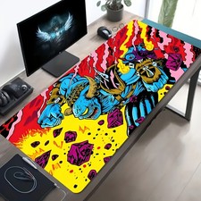 1pc Large Size Esports Gaming Mouse Pad, Comic Style Blue Skin Warrior Pattern picture