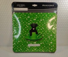 Encore By Keith Kimberlin Black Lab Puppy In A Tea Cup Mousepad *New* picture