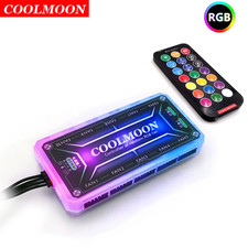 ARGB Controller with PWM and Remote for ASUS MSI PC Cooling Fans picture