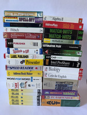 Huge Lot of Vintage Computer Software Program Floppy Disc Factory Sealed Big Box picture