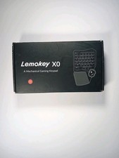 LEMOKEY X0 One Handed Gaming Keyboard, 35 Keys North-Facing Red Backlit Wired picture