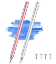 Stylus Pen for Touchscreen, Kenkor 2PCS iPad Pencil High Pink+Silver  picture