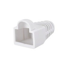 6mm Hole Dia RJ45 Boots Anti Dust Protector for Cat5 Cat5E Cat6 100Pcs picture