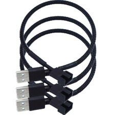 3Pcs Reusable USB Fan Adapter Cable 4 Pin Connector Wire for Pc Cooling picture