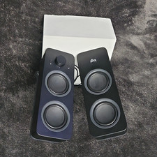Logitech LOGI 2.0 Channel Wired Computer Speakers Pair, Black picture