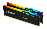 Kingston 6400Mt/s Cl32 Dimm Kit of 2 Fury Beast Rgb Expo 32 KF564C32BBEAK2-32 picture
