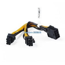 New 8Pin to Dual 6Pin GPU Power Cable For Dell T7910 R7910 T7600 R5500 0TM5PH US picture