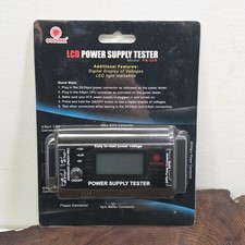 Coolmax PS-228 LCD ATX Power Supply Tester 20/24 Pin SATA PCIe Molex picture