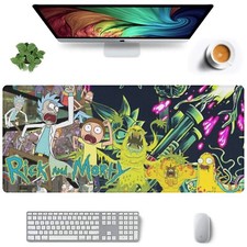 Rick & Morty Custom Rectangle Mousepad, Deskmat For Daily Drive Gaming, or Work picture