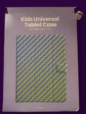 Kids Universal Tablet Case Green and Purple Fits 7-11” Tablets A4 picture