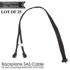 LOT OF 25 Dell 87JR7 Backplane SAS Cable for PowerEdge R640 PERC H750 H350 picture