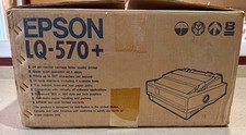 Epson LQ-570+ Dot Matrix Printer NEW NOS In Box Tractor Feed Complete picture