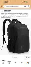 sharper image laptop backpack picture