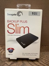Seagate Backup Plus Slim 1TB Portable External Hard Drive USB 3.0 picture