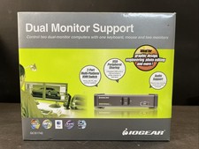 IOGEAR MiniView GCS1742 2-Port Dual View KVM Switch New Open Box picture