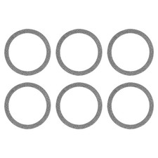 Universal Sparkle Magnetic Adapter Ring, 6 Pcs Sticker Ring, Black picture