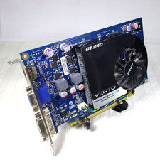 PNY Verto GeForce GT 240 GDDR5 512MB PCIe 2.0 Video Graphics Card TESTED WORKING picture