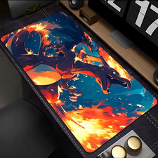 Charizard Fire Dragon Pictorial Mouse Pad Desk Mat, Multicolor 600x300x2mm picture