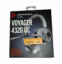 Plantronics Voyager 4320 UC Wireless Bluetooth USB-C Dual Headset Black picture