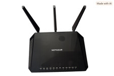 Netgear R6400v2 - Nighthawk AC1750 Smart WiFi Router 802.11ac Gigabit - Black picture