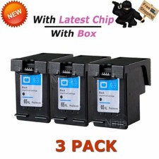 3 Pack 65XL Black Ink Cartridges for HP DeskJet 2622 2652 3720 ENVY 5010 Printer picture
