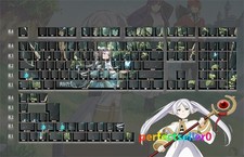 Anime Frieren Keycap Cherry MX Side Engraved 131 Keys Gift For Mechanical Keypad picture