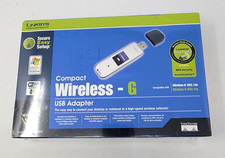 Linksys Compact Wireless - G USB Adapter WUSB54GC  NEW SEALED picture