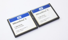 Lot Of 2 WD SiliconDrive II 1GB PATA CF Compact Flash Memory Card picture