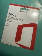 U91592 Microsoft Office Pro Plus 2019 Lifetime Program 1 PC genuine Reta G1N picture