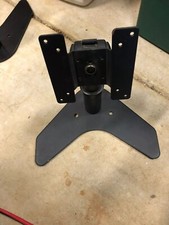 MonMount Single LCD Monitor VESA Desk Stand - Height Adjustable, Black picture