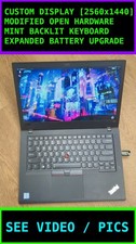 ⭐🐧Libreboot T480 Custom Thinkpad 2560x1440 IPS 🔋Great Battery Upgrade +1YR WAR picture
